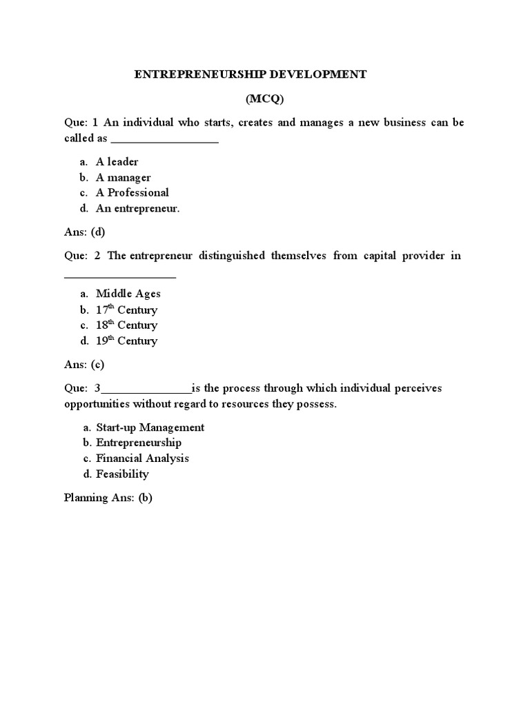 Content image for can entrepreneurship be learned mcq