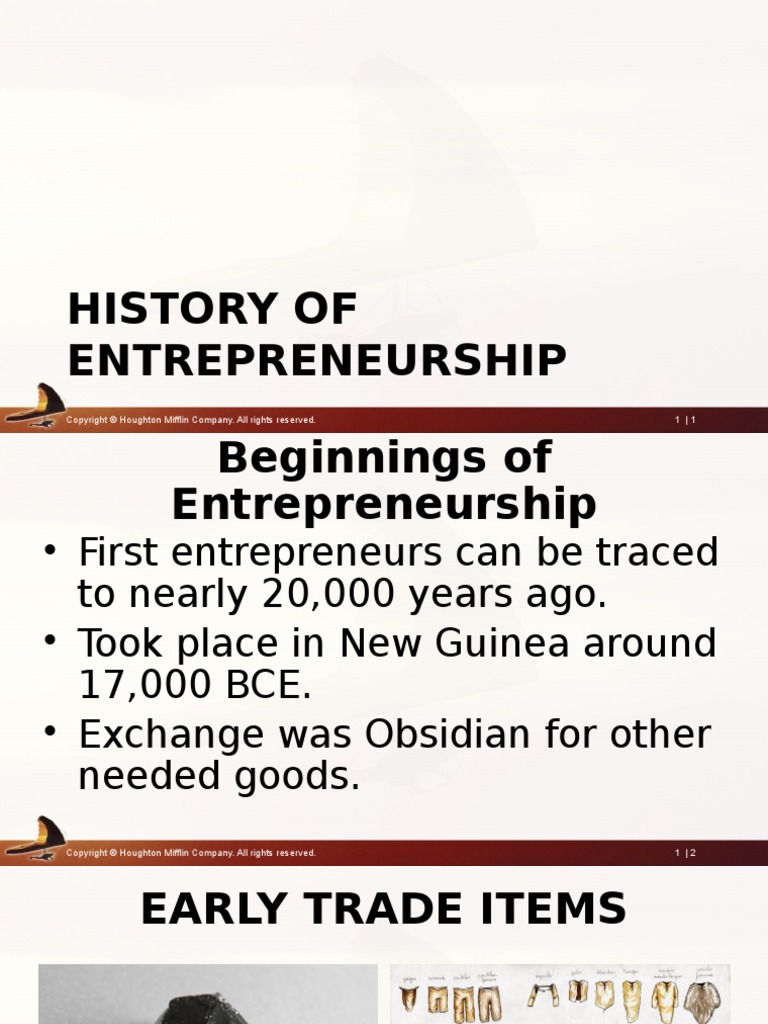 Content image for when did entrepreneurship become popular